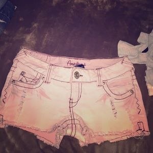 cute pink shorts!